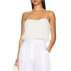 SHOW ME YOUR MUMU she cute top S white bridal bachelorette engagement party USA